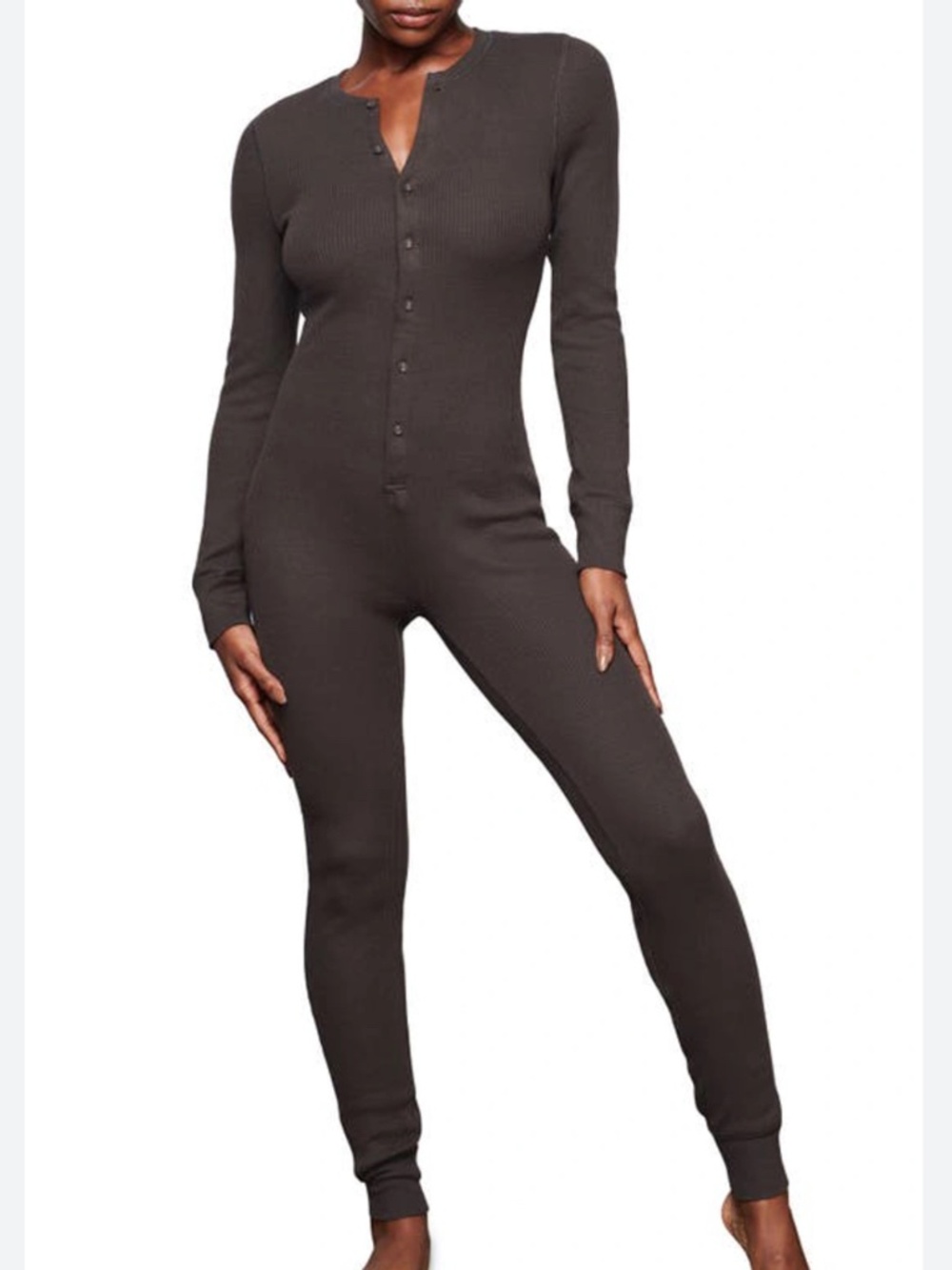 SKIMS waffle jumpsuit / pajamas